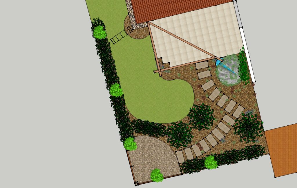 Gartenplan - 2D